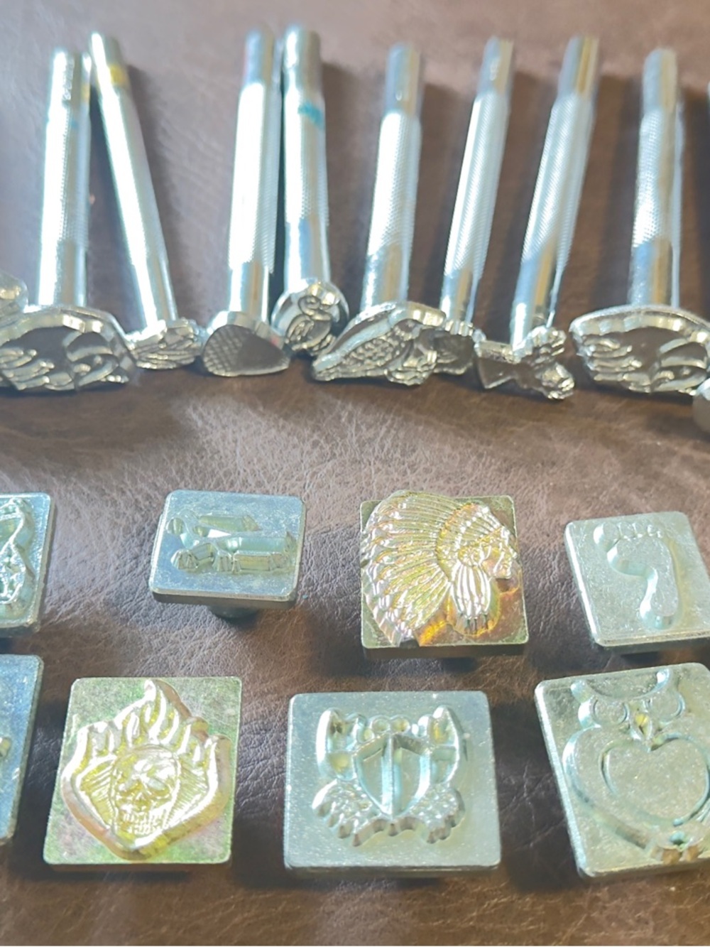 Metal Stamp Set Leather